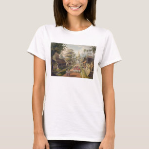 ダゴン塔への主素晴らしなアプローチ Tシャツ