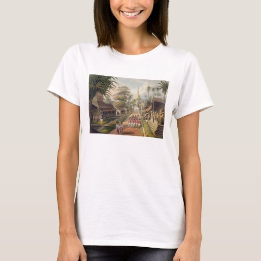 ダゴン塔への主素晴らしなアプローチ Tシャツ (正面)
