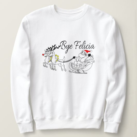 ダサいクリスマスセーター スウェットシャツ (デザイン正面)