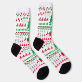 ダサいセーターのクリスマス要素 ソックス (右)