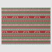 ダサいセーターのクリスマス ティッシュペーパー 薄葉紙 (正面)