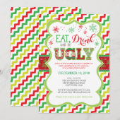 ダサいニットのお誘い 招待状 (正面/裏面)