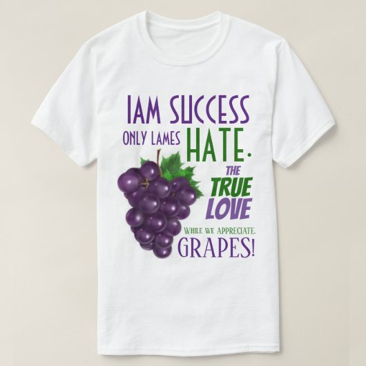 ダサい奴らだけが嫌ってる 全面プリントTシャツ Tシャツ (デザイン正面)