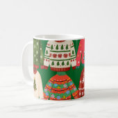 ダサ可愛いクリスマスセーター コーヒーマグカップ (正面左)