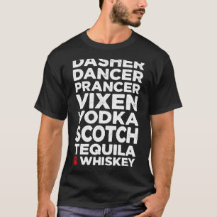 ダシャダンサープランサーヴィクセンボッカスコッチテキーラ&ホテル Tシャツ