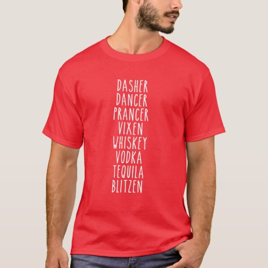 ダシャダンサーPancer Vixenウイスキーウォッカ・テキーラ Tシャツ (正面)