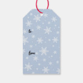 ダシュンサンタかわいいクリスマスウィーナードッグホリデー ギフトタグ (裏面)