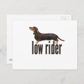 ダシュンソーセージ犬 ポストカード (正面/裏面)