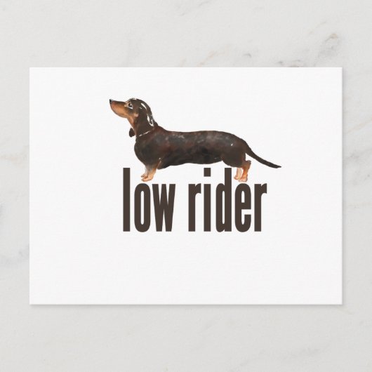 ダシュンソーセージ犬 ポストカード (正面)