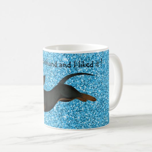 ダシュンダコーヒーマグウィーナードグデザインドキシギフト コーヒーマグカップ (正面右)