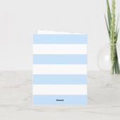 ダシュンダベビーシャワーボーイ招待状 サンキューカード (裏面)