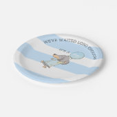 ダシュンダベビーシャワー紙プレート ペーパープレート (アングル)