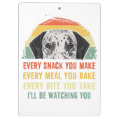 ダシュントおもしろいウィーナードッグショートサッシー クリップボード (裏面)