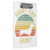 ダシュントおもしろいウィーナードッグショートサッシー クリップボード (右)