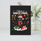 ダシュントかわいいクリスマス サンキューカード (スタンド正面)