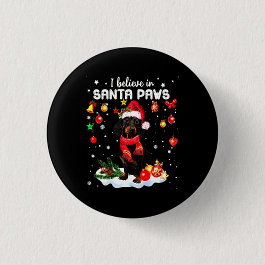 ダシュントかわいいクリスマス 缶バッジ (正面)