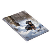 ダシュントが雪のクリスマスを過ごす ノートブック (右側)