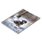 ダシュントが雪のクリスマスを過ごす ノートブック (左側)