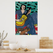 ダシュントとギター ポスター (キッチン)