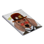 ダシュントとスティームパンクボウリングをする人、 クリケットの投手帽子 ノートブック (右側)