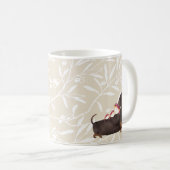ダシュントとバードファミリー コーヒーマグカップ (正面右)