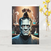 ダシュントとフランケンシュタインカード カード (黄色い花)