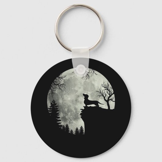 ダシュントとムーンハロウィン キーホルダー (正面)