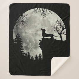 ダシュントとムーンハロウィン シェルパブランケット
