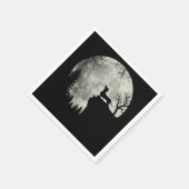 ダシュントとムーンハロウィン スタンダードカクテルナプキン (角)