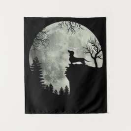 ダシュントとムーンハロウィン タペストリー