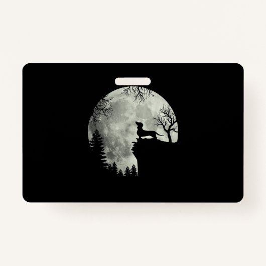 ダシュントとムーンハロウィン バッジ (正面)