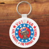 ダシュントに投票 キーホルダー (正面)