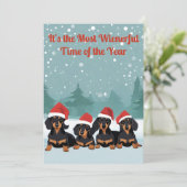 ダシュントのクリスマスカード シーズンカード (スタンド正面)