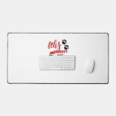 ダシュントのクリスマスシャツおもしろいー_フェリズいけなド デスクマット (キーボード&マウス)