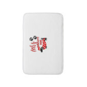 ダシュントのクリスマスシャツおもしろいー_フェリズいけなド バスマット (正面縦)