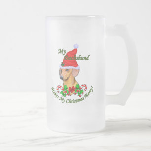 ダシュントのクリスマスプレゼント フロストグラスビールジョッキ