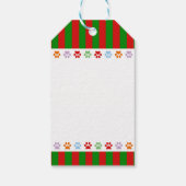 ダシュントのクリスマスマンガの雪の結晶 ギフトタグ (裏面)