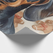 ダシュントのクリスマスラッピング紙 ラッピングペーパー (角)