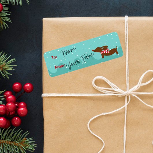 ダシュントのクリスマス暖かい願い小さなギフトラベル ラベル