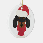 ダシュントのクリスマス装飾。スノーフレーク装飾 セラミックオーナメント (右)