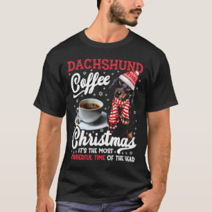 ダシュントのコーヒークリスマスクリスマス最も素晴らしい Tシャツ