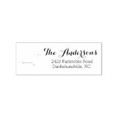 ダシュントのシルエット差出人住所スタンプ ラバースタンプ (押印)