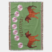 ダシュントの女犬 スローブランケット (正面縦)