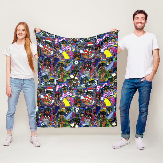 ダシュントの漫画 フリースブランケット (インサイチュ)