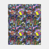 ダシュントの漫画 フリースブランケット (正面)