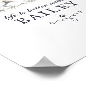 ダシュントの生活は犬の名前のポストでカスタムより良い ポスター (角)