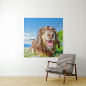 ダシュントは完全に操作された犬のクリスマスPである タペストリー (インサイチュ)