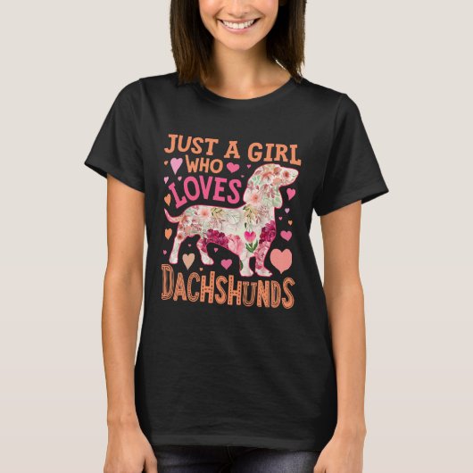 ダシュントを愛する女の子 Tシャツ (正面)