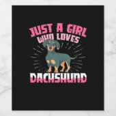 ダシュントを愛する少女 ワインラベル (シングルラベル)