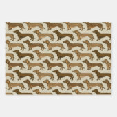 ダシュントイラストレーションシームレス ラッピングペーパーシート (正面3)